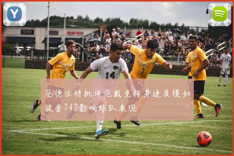 范德法特批评范戴克转身速度慢如波音747影响球队表现